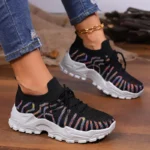 Baskets Femme Confort Tricotées – Légères & Tendance