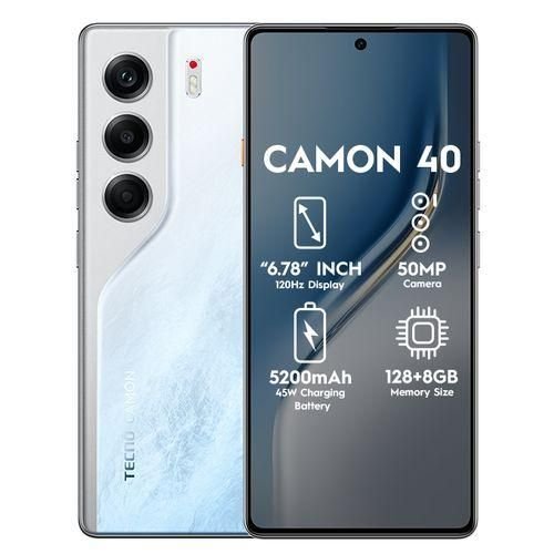 Tecno Camon 40 – 50 MP, 120Hz, 128 Go + 8 Go RAM Tecno Camon 40 – 50 MP, 120Hz, 256Go + 8 Go RAM – Image 1