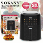 Friteuse à Air SOKANY 5 L – 1400 W, Cuisson Saine & Rapide