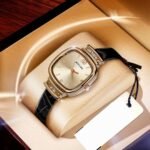 Montre Femme MSTTANG Élégante – Bracelet Cuir Noir ou Rouge Luxe – Image 2