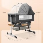 Berceau Bébé Multifonction – Réglable, Sécurisé et Confortable – Image 3