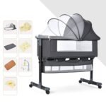 Berceau Bébé Multifonction – Réglable, Sécurisé et Confortable – Image 2