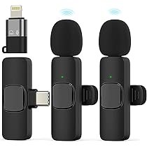 Micro Sans Fil Double Type-C & iPhone – Son HD Pro