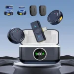 Micro Sans Fil Rond 3-en-1 – Écran LED & Son HD