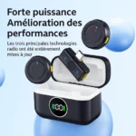 Micro Sans Fil Rond 3-en-1 – Écran LED & Son HD – Image 2