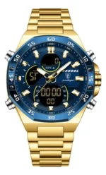 Montre Poedagar or bleu – Luxe – Image 3