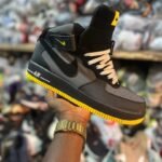 Nike Air Noir/Jaune – Style, confort et puissance urbaine