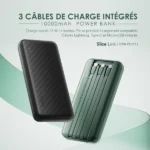 Power Bank Oraimo 10000mAh – Batterie 3 en 1 rapide et élégante – Image 3