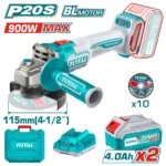 Meuleuse Sans Fil TOTAL P20S 20V – 4.0Ah