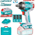 Clé à Chocs Sans Fil TOTAL 20V – 500N.m Brushless