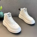 Sneakers montantes blanches