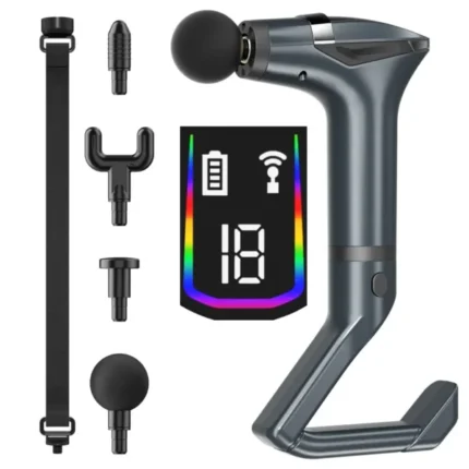 Pistolet de massage LED 18 vitesses