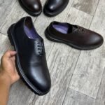 Chaussures derby pour homme à semelle épaisse