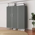 Armoire démontable  en tissu gris – Image 2