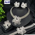 Ensemble parure de bijoux de style Dubaï