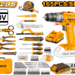 Coffret d'outils INGCO 165 pièces HKTHP11651