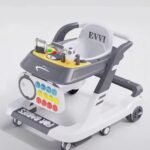 Trotteur marcheur 2en1 avec jeux pour bébé