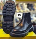 Botte Chelsea pour homme en cuir