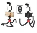 Kits de Vlog, trépied+Microphone+lumière LED – Image 2