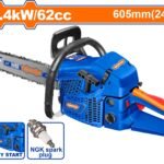 Tronçonneuse à essence Wadfow 62cc 24″ – P1C2