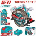 Scie circulaire sans fil Total 42 V 185 mm
