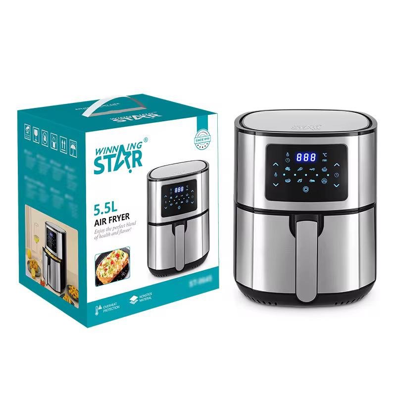 friteuse sans huile Winning Star de 5,5 litres Friteuse sans huile Winning Star de 5,5litres – Image 1