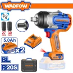 Clé à chocs sans fil WADFOW 20V Brushless 3/4”