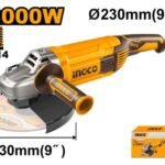Meuleuse INGCO 3000W 230mm professionnelle puissante
