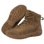 Bottes tactiques montantes robustes antidérapantes terrain