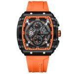 Montre Homme CURREN Sport Orange - Chronographe & Look Tech
