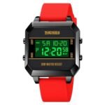Montre Digitale SKMEI Sport Rouge - Étanche 30M & Alarme