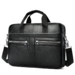 Sacoche Ordinateur en Noir - Sac de Travail Homme