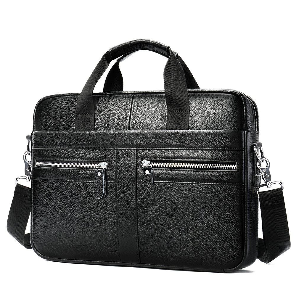 Sacoche Ordinateur en Noir - Sac de Travail Homme Sacoche Ordinateur en Noir - Sac de Travail Homme – Image 1