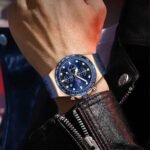 Montre MINI FOCUS Homme Luxe - Chronographe Bleu & Or Rose – Image 3