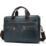 Sacoche Ordinateur en Bleu - Sac de Travail Homme