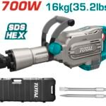 Marteau Piqueur Démolisseur 1700W TOTAL | Emmanchement SDS HEX