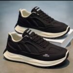 Baskets Noires LYXECEK 1987 - Sneakers Running de Ville