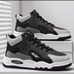 Baskets Montantes AIR Grises et Noires - Style Streetwear