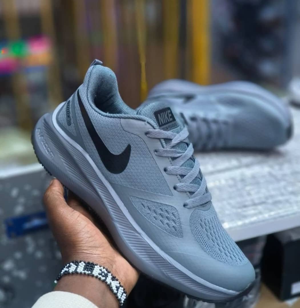 Baskets Nike Zoom Pegasus Grises - Chaussures de Running Baskets Nike Zoom Pegasus Grises - Chaussures de Running – Image 1