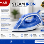 Fer à repasser vapeur Aemar AEM-2264 : Lissage rapide