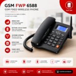 Téléphone Fixe Sans Fil GSM FWP 6588 : Pratique et Moderne