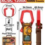 Pince Ampèremétrique INGCO AC/DC 1200A 6000 Counts Pro