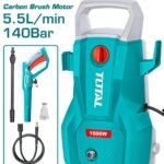 Nettoyeur Haute Pression TOTAL 1600W 140Bar 5,5L/min Compact