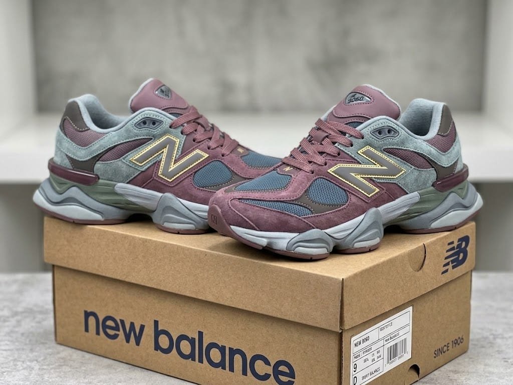 New Balance 9060 Washed Burgundy U9060VNA ABZORB SBS New Balance 9060 Washed Burgundy U9060VNA ABZORB SBS – Image 1