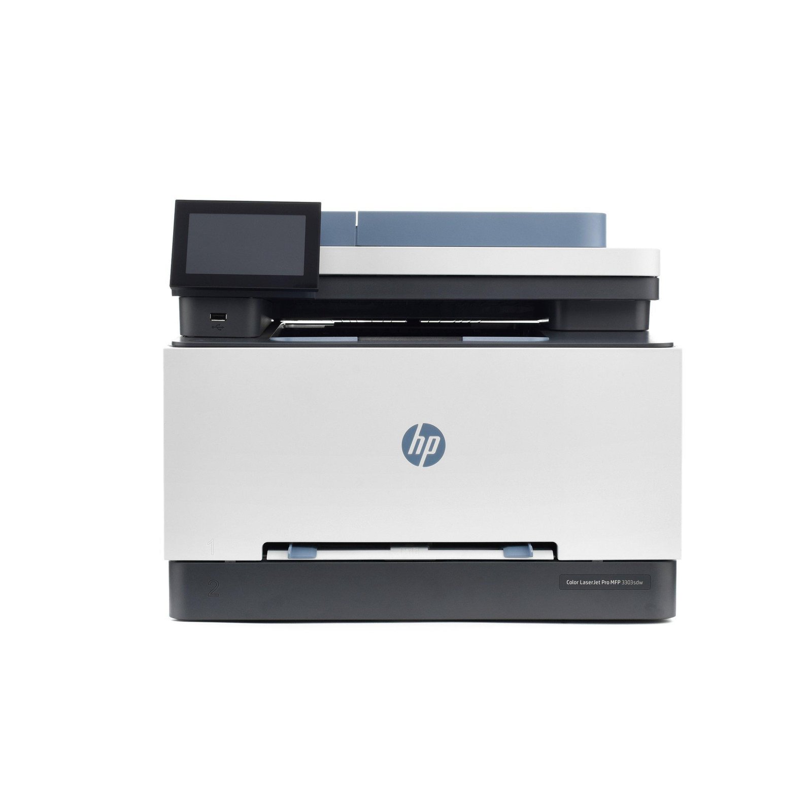 HP-Color-LaserJet-Pro-3303sdw-Tank-Printer,-Print,-Wi-Fi,-USB,-White Imprimante Multifonction HP Color LaserJet Pro MFP 3303fdw Wi-Fi – Image 1
