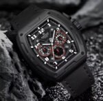 Montre Homme NAVIFORCE Chronographe Noire 3ATM Style Sportif – Image 2