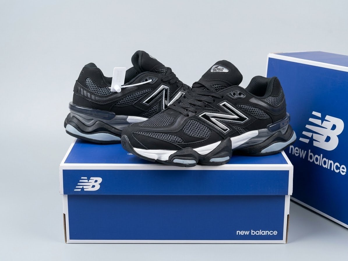 New Balance 9060 Black Sneakers ABZORB SBS Noir New Balance 9060 Black Sneakers ABZORB SBS Noir – Image 1