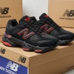 New Balance 9060 Black Red U9060JR ABZORB SBS Sneakers Bred