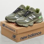 New Balance 9060 Olive Green ABZORB SBS Sneakers