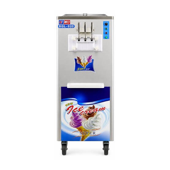 Machine à Glace BQL-920 Professionnelle 3 Sorties sur Roues Machine à Glace BQL-920 Professionnelle 3 Sorties sur Roues – Image 1